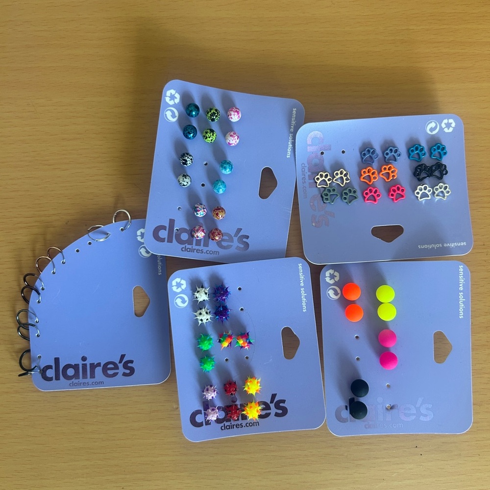 Claire's Colorful Kids Earrings Set